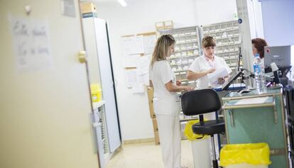 Enfermeras de un hospital, en una imagen de archivo.