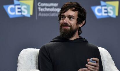 El CEO de Twitter, Jack Dorsey, en Las Vegas.