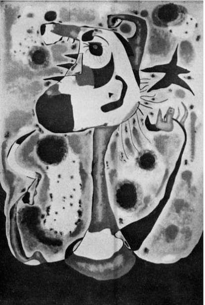 <strong> De qué tesoro hablamos.</strong> Aunque la fama del 'Guernica', de Picasso, tiende a eclipsar todo lo que queda a su alrededor (incluido el museo que actualmente lo custodia, el Reina Sofía), es bueno recordar que el pabellón de la República Española en la Exposición Universal de París de 1937 contenía otras obras de arte a cargo de autores como Alexander Calder, Julio González, Alberto Sánchez o Joan Miró. Este último presentaba un mural de más de cinco metros de altura llamado 'El campesino catalán en rebeldía' o 'El segador', pintado sobre unos paneles que formaban parte de la propia estructura del edificio. El motivo se inspiraba en la revuelta de los segadores catalanes en el siglo XVII durante la Guerra de los Treinta Años. </p> <strong> Cómo desapareció y por qué nadie lo ha encontrado.</strong> Al terminar la exposición de París, el mural fue desmontado junto con el resto del pabellón. Miró donó al gobierno legítimo español la obra, que fue transportada a Valencia, entonces aún fiel a la República. Y allí se pierde su pista: se cree que fue destruida en algún momento durante o después de la contienda. Existen fotografías en blanco y negro que la documentan, como la que muestra a su autor mientras la realizaba desde lo alto de una escalera. </p> <strong> Cuál es su valor.</strong> La pintura de Miró 'Estrella azul', de 1927, se vendió hace seis años por 29 millones de euros, lo que supuso un récord en una obra del catalán. Dado el enorme tamaño de 'El segador', además de sus implicaciones históricas, su precio debería ser muy superior. Claro que, no lo olvidemos, de existir pertenecería al gobierno español, con lo que quedaría fuera del alcance del mercado.