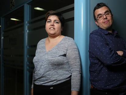Maribel Cáceres y Antonio Hinojosa, activistas por los derechos de las personas con discapacidad intelectual. 