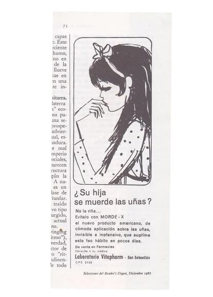 Anuncio de Mordex, 1967 @Urgo