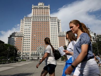 Edificio España en Madrid.