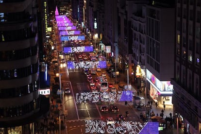 Imagen de la Gran Vía de Madrid.