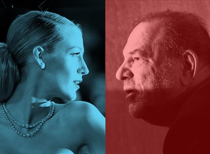 A la izquierda, la actriz Blake Lively. A la derecha, el exproductor Harvey Weinstein.
