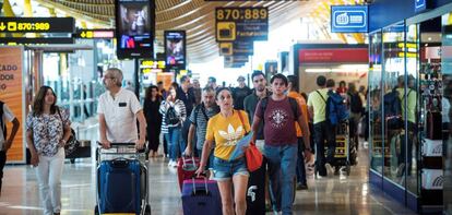 Imagen del aeropuerto de Barajas. 