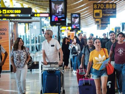 Imagen del aeropuerto de Barajas. 