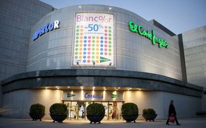 El centro comercial Hipercor-El Corte Inglés de Cornellà de Llobregat.