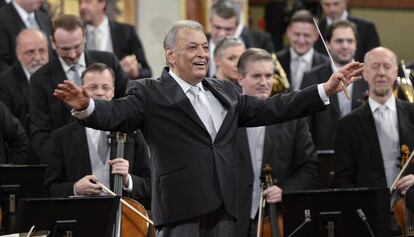 Zubin Mehta en el concierto de A&ntilde;o Nuevo de 2015.