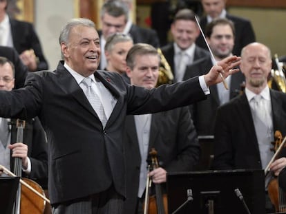 Zubin Mehta en el concierto de A&ntilde;o Nuevo de 2015.