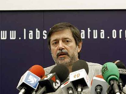 El secretario general del sindicato LAB, Rafael Díez Usabiaga.