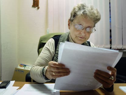 The founder Memorial, Svetlana Gannushkina, in 2011.