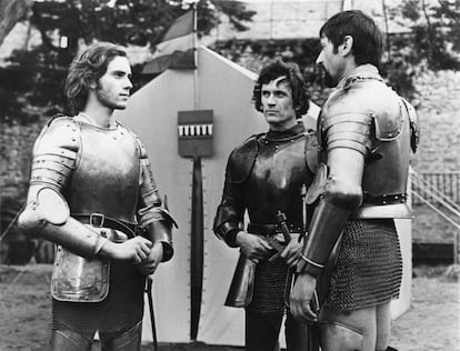 Кадр из фильма Робера Брессона «Ланселот озёрный» (1974).