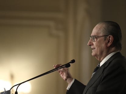 Landelino Lavilla, durante una conferencia en 2013.