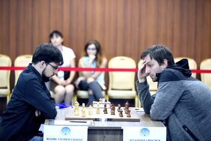 El duelo entre Vachier-Lagrave y Alexánder Grischuk requirió la segunda tanda de desempate para que el fránces entrase en cuartos de final