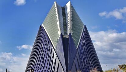El Ágora de la Ciudad de las Artes y de las Ciencias de Valencia.