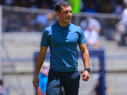 Jaime Lozano, nuevo entrenador de la selección mexicana, durante un partido en Ciudad de México