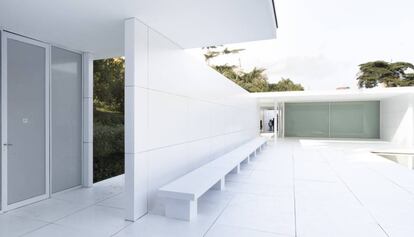 El Pavelló Alemany de Mies van der Rohe.