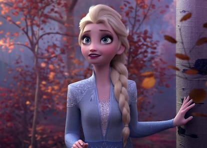 Elsa, personagem de 'Frozen'. 