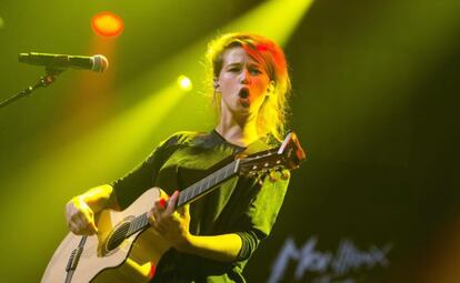 La cantautora belga Selah Sue, en Montreux.