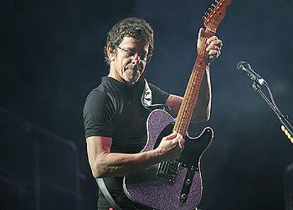 Lou Reed, durante su actuación en el Fesival de Benicàssim.