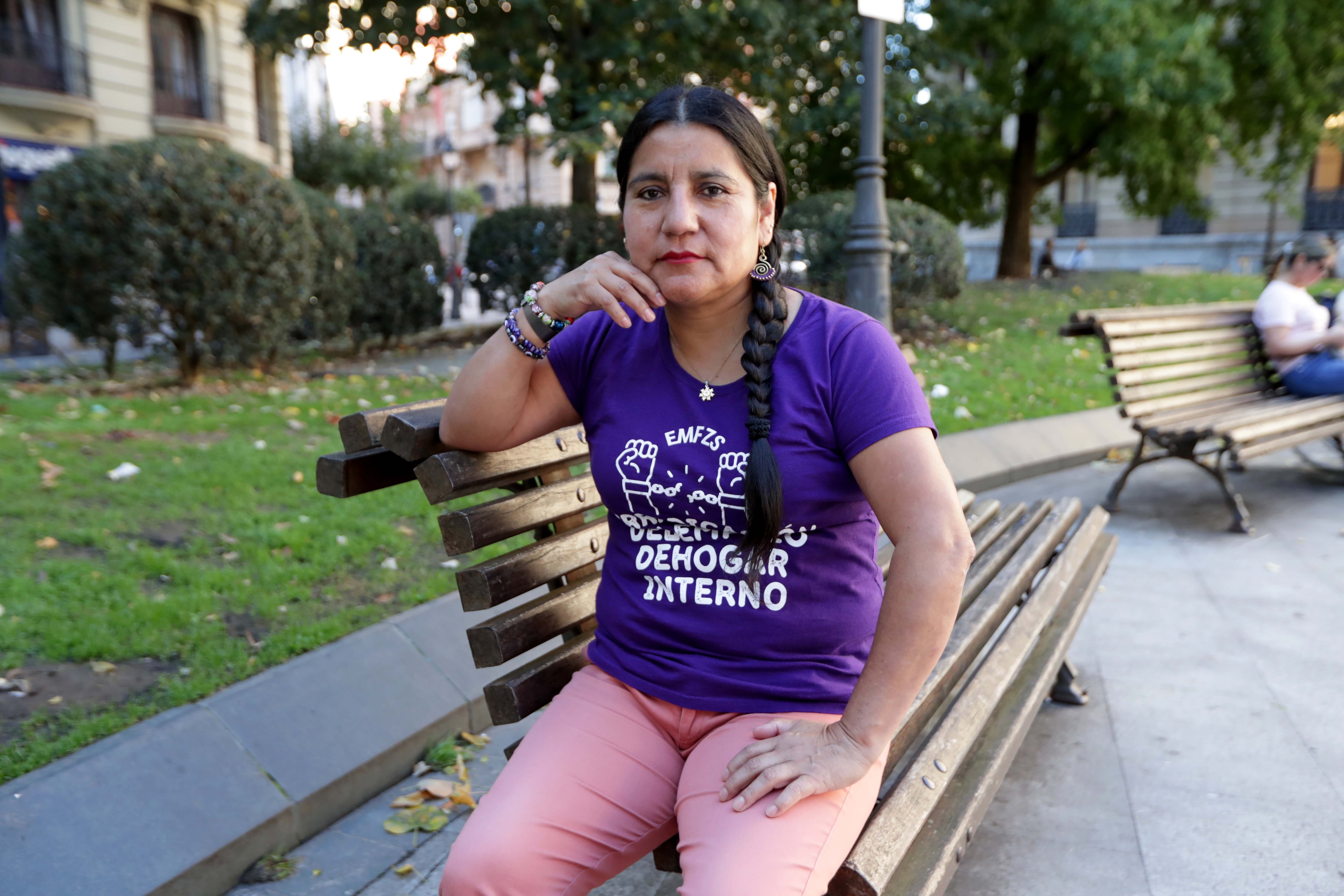 María Juncay, en Bilbao este jueves.