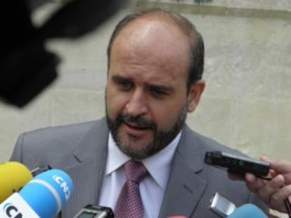 El portavoz del PSOE en las Cortes de Castilla La Mancha, José Luis Martínez Guijarro.