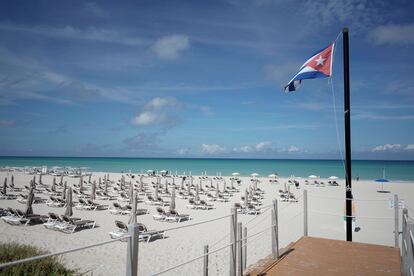 La emblemática playa de Varadero (Cuba) en octubre del año pasado.