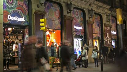 Botiga de Desigual a la Rambla de Barcelona.