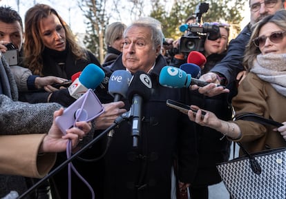 Alfonso Rus, exdirigente del PP, a su llegada a la ciudad de la Justicia de Valencia. 