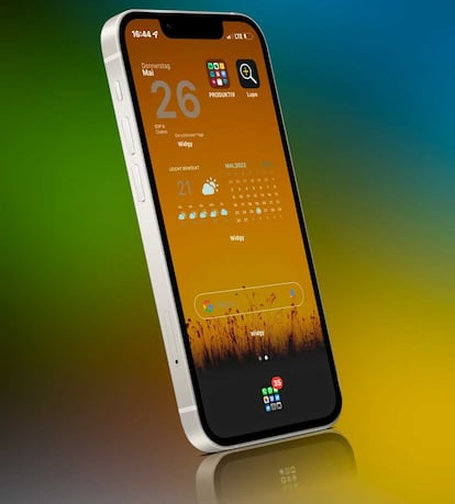 Imagen de una pantalla de un iPhone