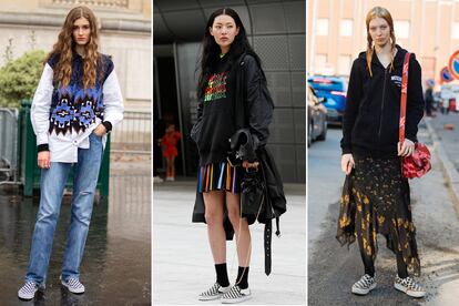 En las últimas semanas de la moda, modelos y asistentes lucieron el mismo modelo.