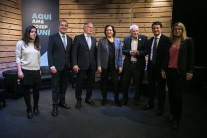 Els candidats a l'alcaldia de Barcelona en el debat de la SER.