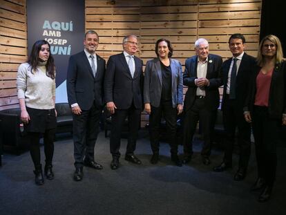 Els candidats a l'alcaldia de Barcelona en el debat de la SER.