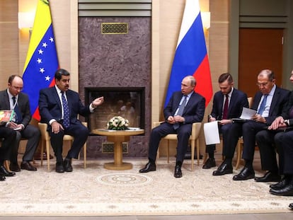 Nicolás Maduro, el 5 de diciembre pasado, en su última visita a Moscú para reunirse con Vladimir Putin.
