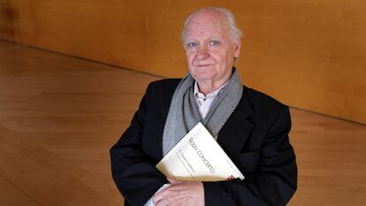 El compositor Jordi Cervelló en el Auditori de Barcelona en 2009.