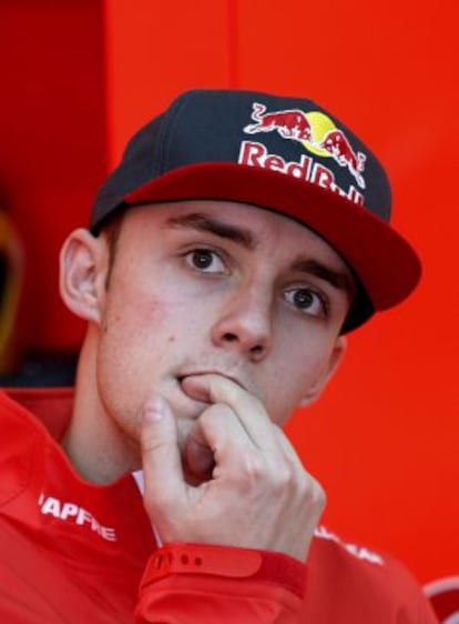 Jonas Folger, durante la última sesión de entrenamientos.