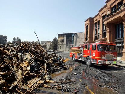 La sede de Universal Music en Hollywood ardió en 2008.