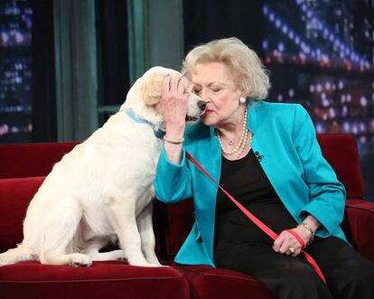 Betty White asegura que no se imagina su vida sin animales.