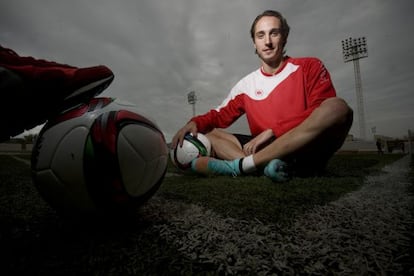 Ivan Carril, en el Centre d'Esports de l’Hospitalet. 