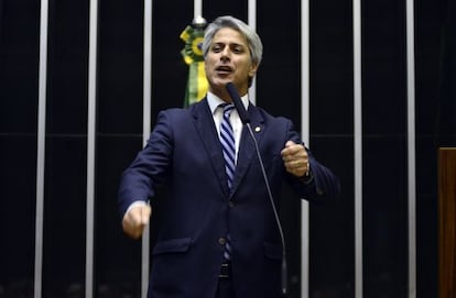 O deputado Alessandro Molon na Câmara.