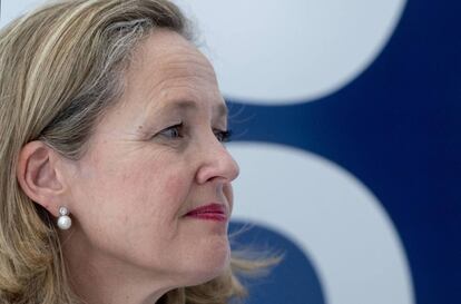 La vicepresidenta primera y ministra de Asuntos Económicos y Transformación Digital, Nadia Calviño