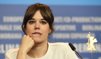 La actriz española Laia Costa, en la presentación en Berlín de 'Victoria'.