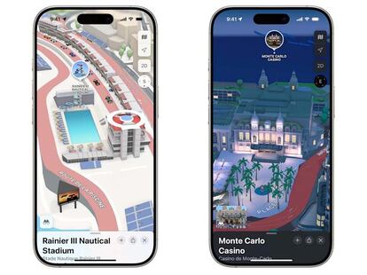 Circuito de Mónaco en Apple Maps