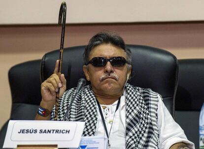 Jesús Santrich, excomandante de las FARC.  