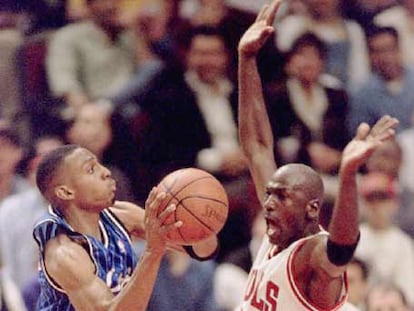 Penny Hardaway, marcado por Michael Jordan.