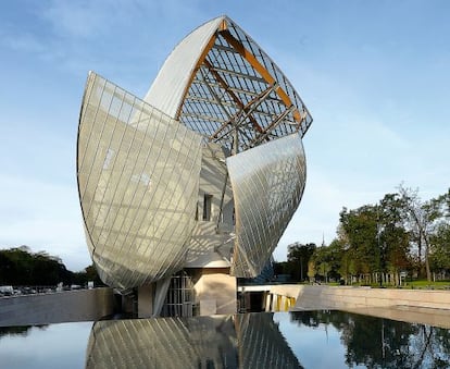 La sede de la Fundaci&oacute;n Louis Vuitton en Par&iacute;s.