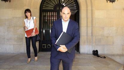Juan Carlos Gracia Suso, alcalde de Alcañiz (Teruel) y diputado provincial del PP, tras comparecer este miércoles en un juicio rápido.