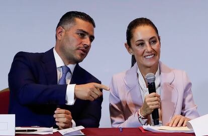 Elecciones 2024: Omar García Harfuch y Claudia Sheinbaum