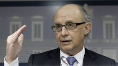 El ministro de Hacienda y Administraciones P&uacute;blicas, Crist&oacute;bal Montoro. EFE/Archivo