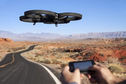 Una nueva versión de drone dotado con una cámara de alta definición.